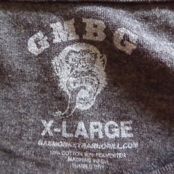 GAS MONKEY GARAGE BRAND GAS MONKEY BAR & GRILL MENS GRAY T-SHIRT (SIZE XL) NEW - Picture 5 of 5